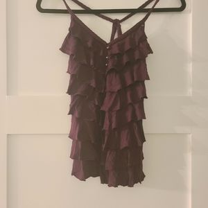 GUESS Ruffled Tank Top